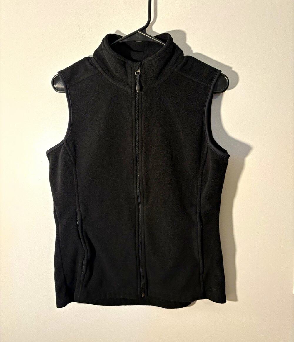 C9 by Champion Women’s Black Full Zip Fleece Vest w/ Pockets, Size M